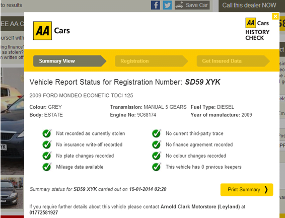Buying a used car safely