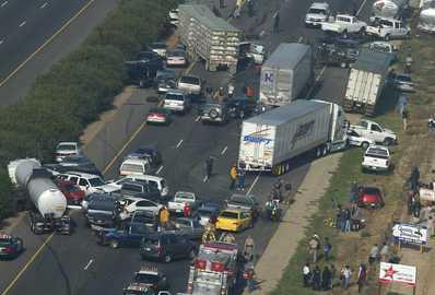 The Most Notorious Car Pile Ups in History