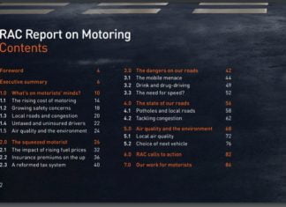 RAC’s 2017 Report on Motoring RAC motoring report 2017