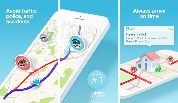 Waze navigation app