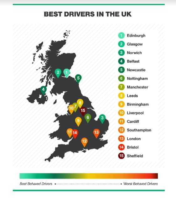 Where do the best UK drivers live?