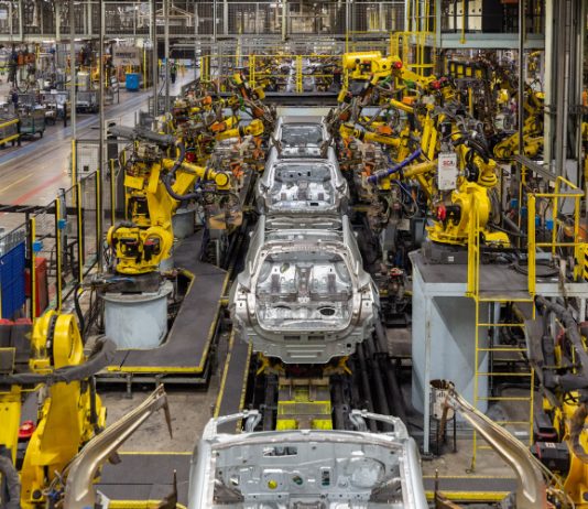 UK Nissan Car Production Line