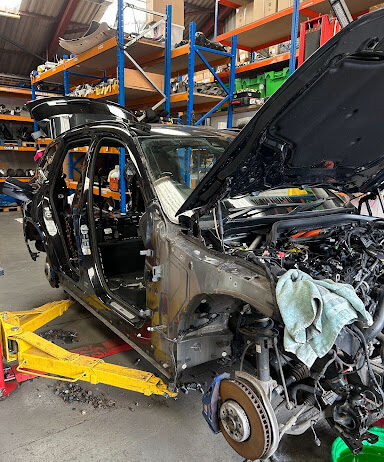 Why More Mechanic Shops Trust MT Auto Parts For BMW Parts Needs in the UK MT Auto Parts dismantling BMW X3 G08 Electric Hybrid Model